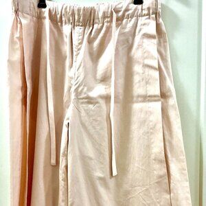 Vince Wide Leg Crop Pants – Soft Pink, Relaxed Fit